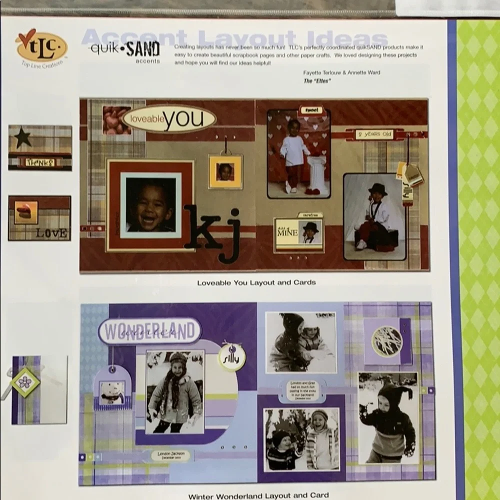 3 NEW Scrapbooking Kits Family School Strawberry
